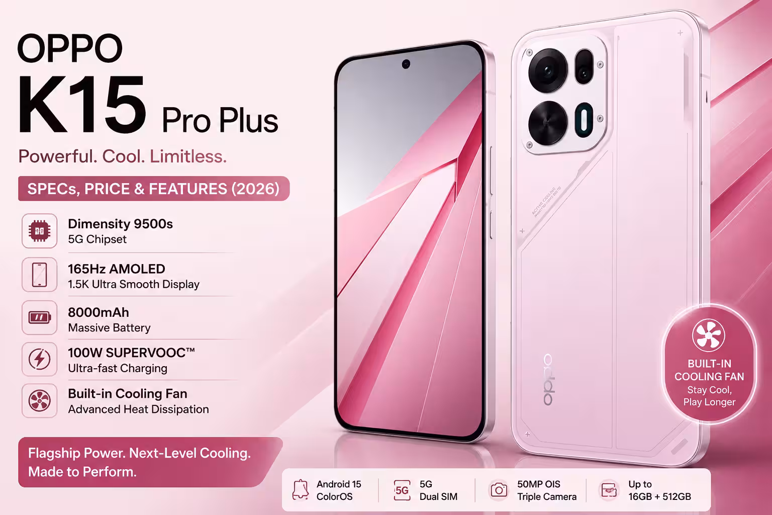 OPPO K15 Pro Plus: Specs, Price & Features (2026)