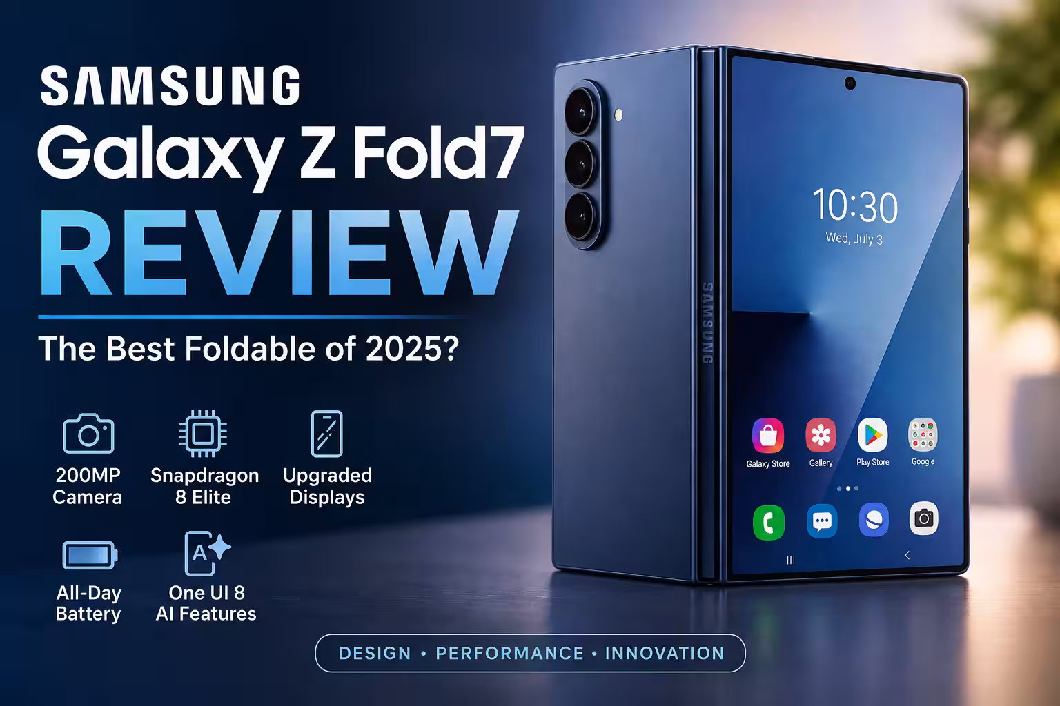 Samsung Galaxy Z Fold7 Review: The Best Foldable of 2025