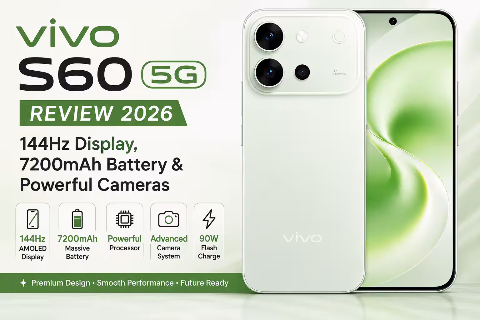 Vivo S60 5G Review 2026: 144Hz Display, 7200mAh Battery & Powerful Cameras